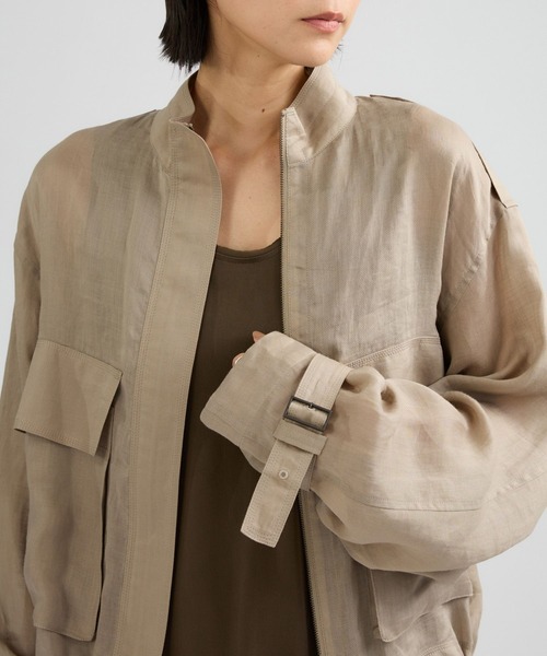 Chaos（カオス）の「Chaos(カオス)/ゴーダブルゾン（ブルゾン・レディース・グレイッシュベージュ/スミクロ/グレー系その他/モカ/ホワイト・FREE）」の21枚目の写真