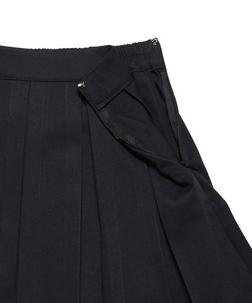 PUNYUS（プニュズ）の「ボックスプリーツミニスカート（スカート・レディース・ブラック/グレー・1/2/3/4）」の9枚目の写真