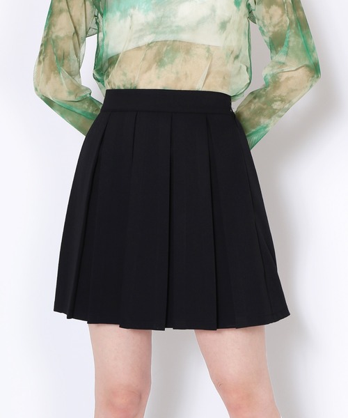 PUNYUS（プニュズ）の「ボックスプリーツミニスカート（スカート・レディース・ブラック/グレー・1/2/3/4）」の19枚目の写真