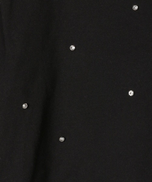 Heather(ヘザー)の「ビジュークロップドTEE 121895(Tシャツ/カットソー・レディース・ホワイト/ピンク/ブラック・FREE)」の12枚目の写真