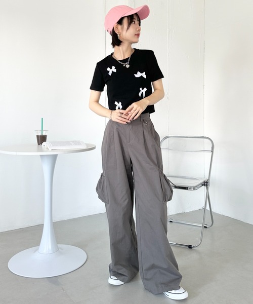 楽天市場】半袖Tシャツ レディース カットソー 無地 ラウンド