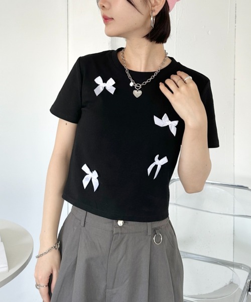 TOOCAリボンモチーフ 半袖トップス新品未使用 TOCCA（シャツ/ブラウス(半袖/袖なし)）のフリマアイテム一覧