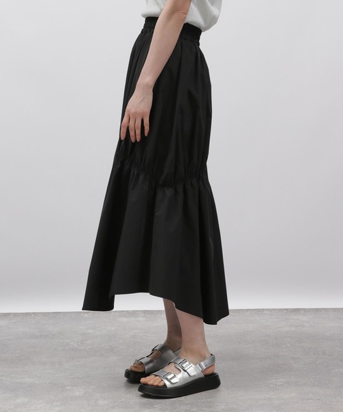 LAKOLE（ラコレ）の「アシメティアードスカート / 112933（スカート・レディース・レモンイエロー/ブラック/スカイブルー・FREE）」の13枚目の写真