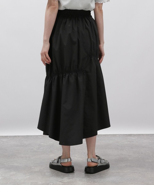 LAKOLE（ラコレ）の「アシメティアードスカート / 112933（スカート・レディース・レモンイエロー/ブラック/スカイブルー・FREE）」の14枚目の写真