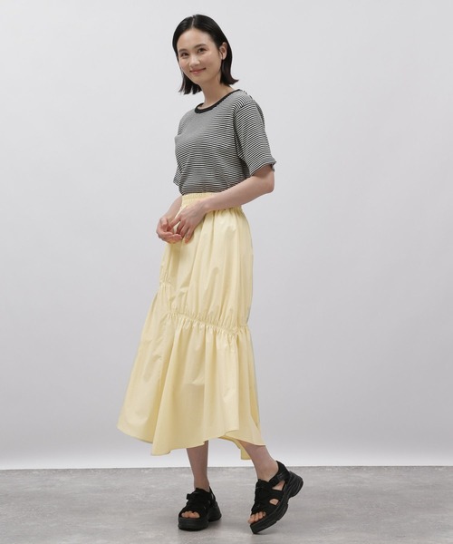 LAKOLE（ラコレ）の「アシメティアードスカート / 112933（スカート・レディース・レモンイエロー/ブラック/スカイブルー・FREE）」の17枚目の写真