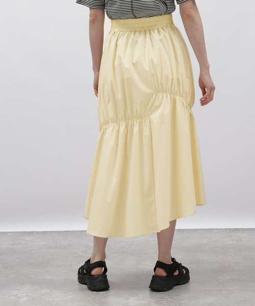 LAKOLE（ラコレ）の「アシメティアードスカート / 112933（スカート・レディース・レモンイエロー/ブラック/スカイブルー・FREE）」の22枚目の写真