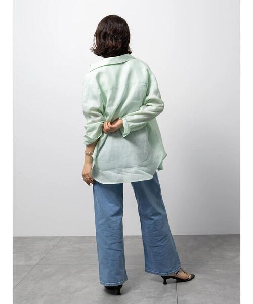 Te chichi(テチチ)の「【EDWIN別注】ワイドデニム(その他パンツ・レディース・ブルー/サックスブルー・M/S)」の10枚目の写真