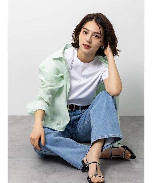 Te chichi(テチチ)の「【EDWIN別注】ワイドデニム(その他パンツ・レディース・ブルー/サックスブルー・M/S)」の12枚目の写真