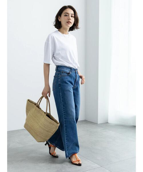Te chichi(テチチ)の「【EDWIN別注】ワイドデニム(その他パンツ・レディース・ブルー/サックスブルー・M/S)」の15枚目の写真