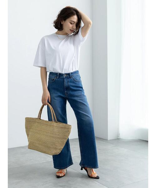 Te chichi(テチチ)の「【EDWIN別注】ワイドデニム(その他パンツ・レディース・ブルー/サックスブルー・M/S)」の16枚目の写真