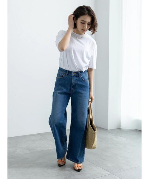 Te chichi(テチチ)の「【EDWIN別注】ワイドデニム(その他パンツ・レディース・ブルー/サックスブルー・M/S)」の17枚目の写真