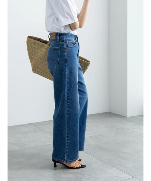 Te chichi(テチチ)の「【EDWIN別注】ワイドデニム(その他パンツ・レディース・ブルー/サックスブルー・M/S)」の19枚目の写真