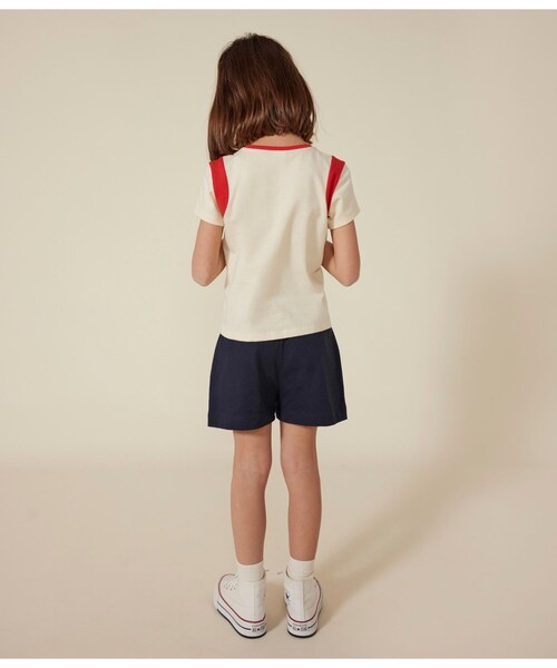 PETIT BATEAU(プチバトー)の「プリント半袖Tシャツ(Tシャツ/カットソー・キッズ・オフホワイト・4YEAR/5YEAR/3YEAR)」の3枚目の写真