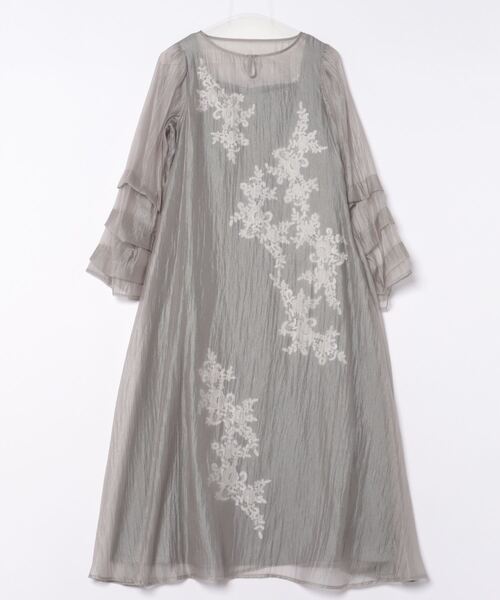 Sheer A-line onepiece（ドレス）｜LE'RURE（リルアー）の