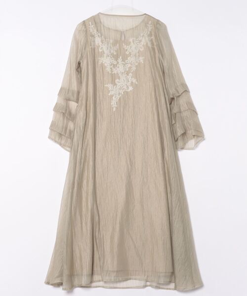Sheer A-line onepiece（ドレス）｜LE'RURE（リルアー）の