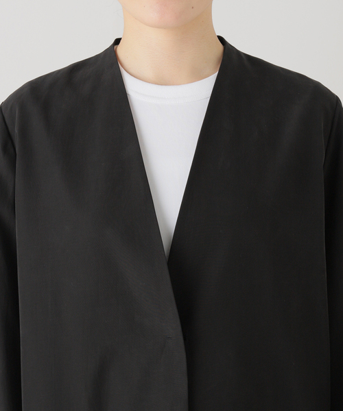 plage（プラージュ）の「RIAM キュプラブラウスジャケット（その他アウター・レディース・ブラック/ベージュ・FREE）」の11枚目の写真