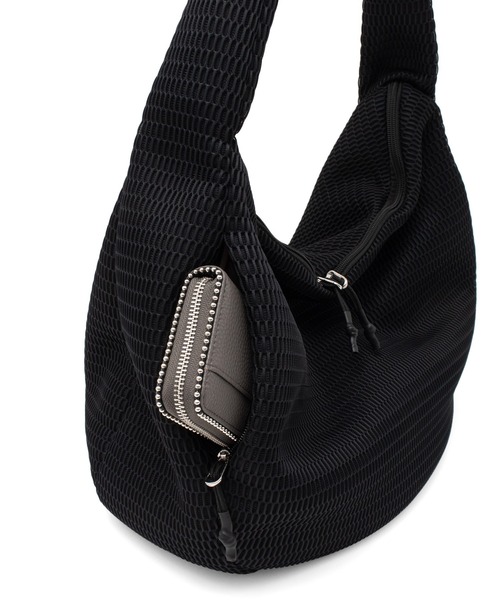 セール】メッシュハーフムーンショルダーバッグ（ショルダー