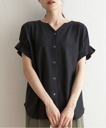 前後2WAY袖タックプルオーバー