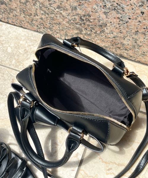 one wayザッカ（ワンウェイザッカ）の「リボン2wayミニボストンバッグ（ボストンバッグ・レディース・アイボリー/イエロー/ブラック・FREE）」の18枚目の写真