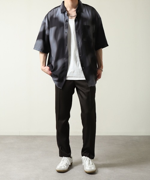 ZIP FIVE（ジップファイブ）の「【ZIP FIVE】 ドレープ テーパード シルエット スラックス（スラックス・メンズ・ブラック/ベージュ/インディゴブルー/チャコール/オフホワイト/オリーブ・MEDIUM/LARGE/X-LARGE）」の20枚目の写真