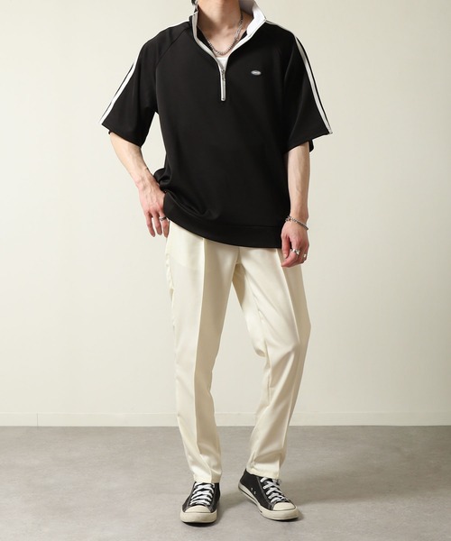 ZIP FIVE（ジップファイブ）の「【ZIP FIVE】 ドレープ テーパード シルエット スラックス（スラックス・メンズ・ブラック/ベージュ/インディゴブルー/チャコール/オフホワイト/オリーブ・MEDIUM/LARGE/X-LARGE）」の13枚目の写真