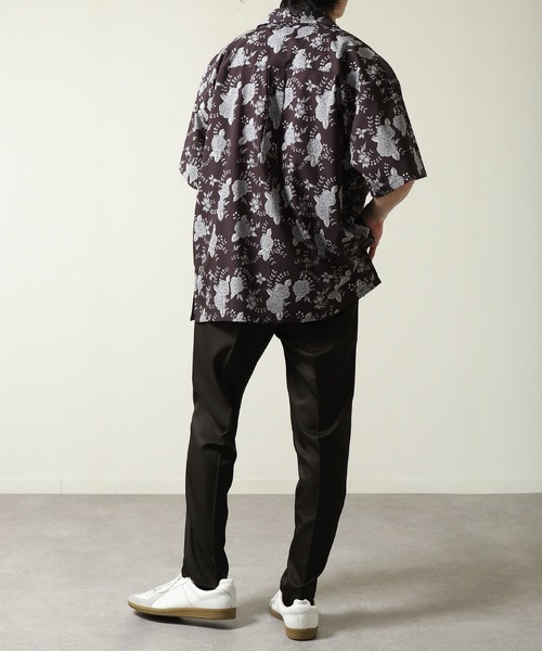 ZIP FIVE（ジップファイブ）の「【ZIP FIVE】 ドレープ テーパード シルエット スラックス（スラックス・メンズ・ブラック/ベージュ/インディゴブルー/チャコール/オフホワイト/オリーブ・MEDIUM/LARGE/X-LARGE）」の18枚目の写真