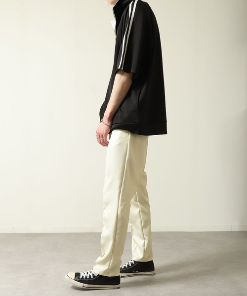 ZIP FIVE（ジップファイブ）の「【ZIP FIVE】 ドレープ テーパード シルエット スラックス（スラックス・メンズ・ブラック/ベージュ/インディゴブルー/チャコール/オフホワイト/オリーブ・MEDIUM/LARGE/X-LARGE）」の11枚目の写真