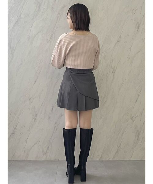 【セール】レイヤードプリーツミニスカート（スカート）｜dazzlin（ダズリン）