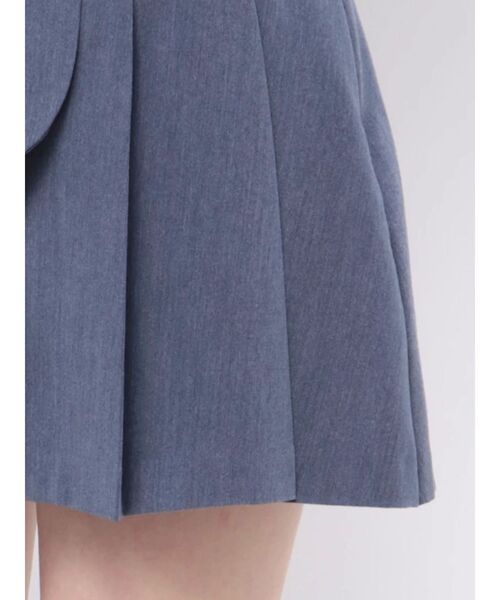 【セール】レイヤードプリーツミニスカート（スカート）｜dazzlin（ダズリン）