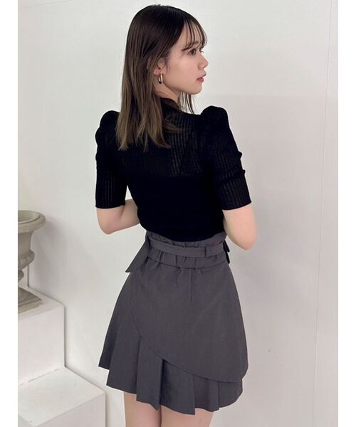 【セール】レイヤードプリーツミニスカート（スカート）｜dazzlin（ダズリン）