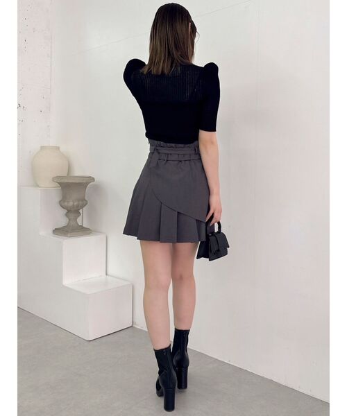 【セール】レイヤードプリーツミニスカート（スカート）｜dazzlin（ダズリン）