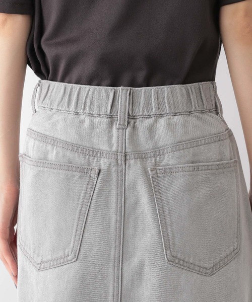 GLOBAL WORK(グローバルワーク)の「GOODデニムアイラインスカート/117770(デニムスカート・レディース・ライトグレー/ライトブルー・MEDIUM/LARGE)」の8枚目の写真