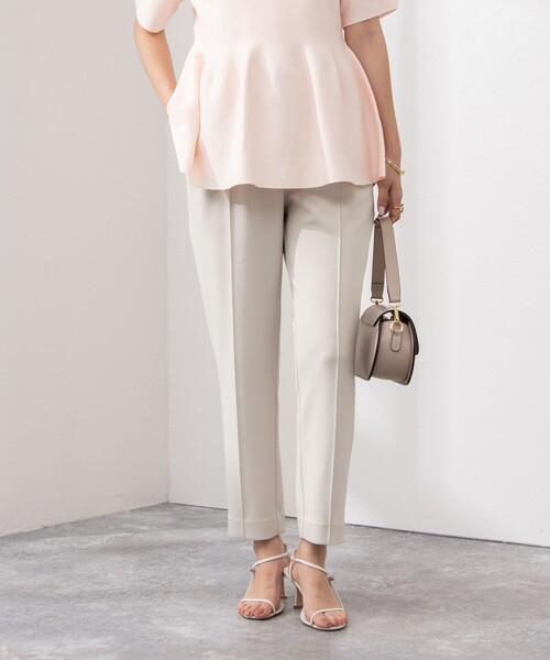 NOLLEY’S Sophi(ノーリーズソフィ)の「ウォッシャブルライトダンボールイージーパンツ(その他パンツ・レディース・ブラック/ベージュ/ネイビー・38/36/34)」の1枚目の写真