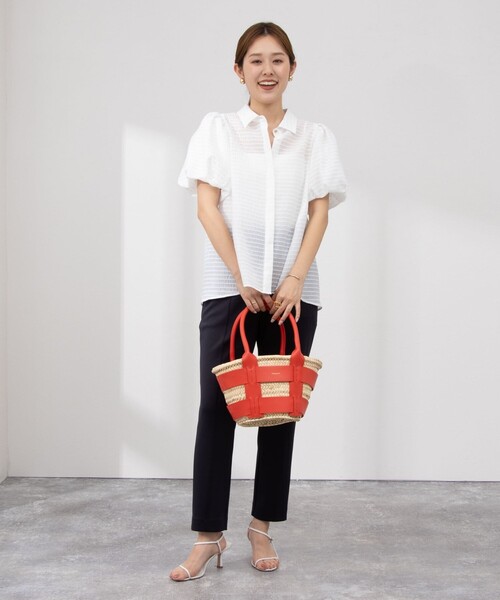 NOLLEY’S Sophi(ノーリーズソフィ)の「ウォッシャブルライトダンボールイージーパンツ(その他パンツ・レディース・ブラック/ベージュ/ネイビー・38/36/34)」の18枚目の写真