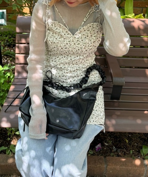 paravion（パラビオン）の「2WAY花柄ミニキャミワンピース（ワンピース・レディース・アイボリー/ブラック・FREE）」の22枚目の写真