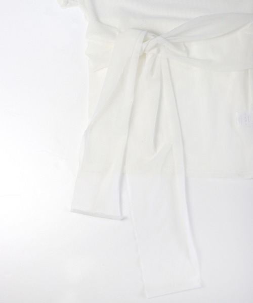 led.tokyo（レッドトウキョウ）の「【led.tokyo】マルチウェイシアートップス（Tシャツ/カットソー・レディース・ホワイト/ブラック/ブルー・FREE）」の13枚目の写真