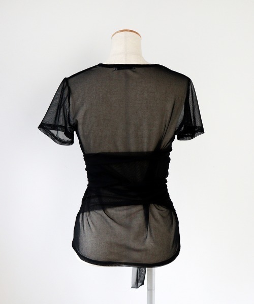 led.tokyo（レッドトウキョウ）の「【led.tokyo】マルチウェイシアートップス（Tシャツ/カットソー・レディース・ホワイト/ブラック/ブルー・FREE）」の15枚目の写真