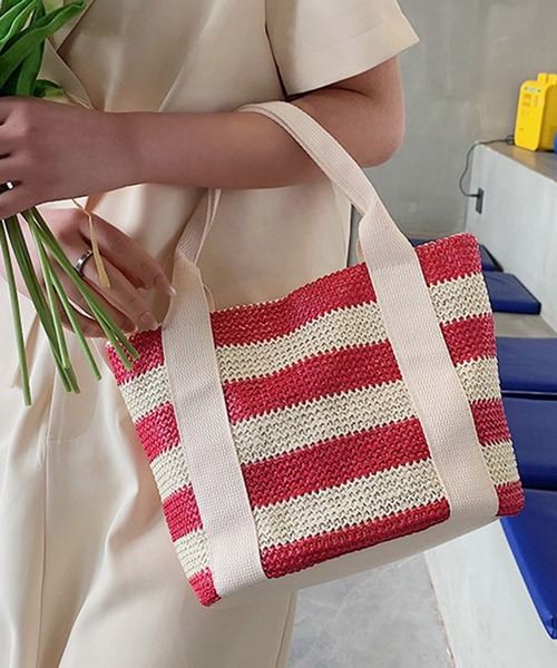 IACUCCI（イアクッチ）の「2WAYストローライクトートバッグS