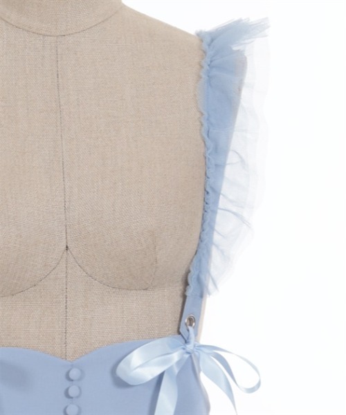 axes femme POETIQUE（アクシーズファムポエティック）の「チュールフリルサス付スカート（スカート・レディース・ラベンダー/ブラック/サックスブルー・MEDIUM）」の10枚目の写真