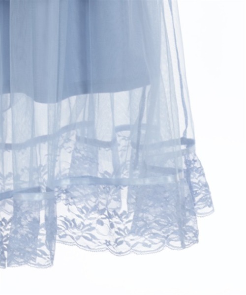 axes femme POETIQUE（アクシーズファムポエティック）の「チュールフリルサス付スカート（スカート・レディース・ラベンダー/ブラック/サックスブルー・MEDIUM）」の11枚目の写真