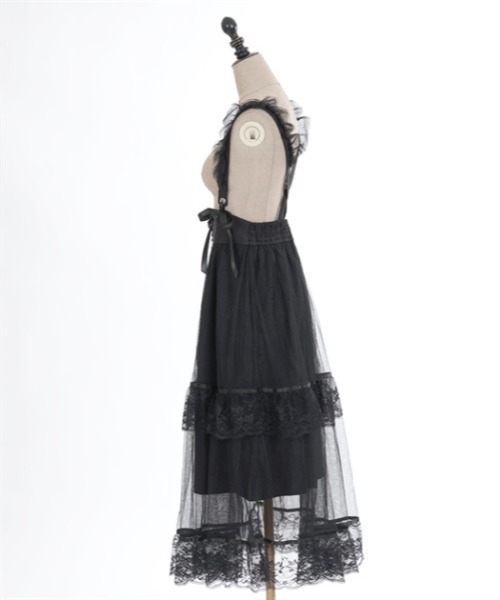 axes femme POETIQUE（アクシーズファムポエティック）の「チュールフリルサス付スカート（スカート・レディース・ラベンダー/ブラック/サックスブルー・MEDIUM）」の18枚目の写真