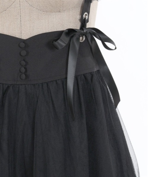 axes femme POETIQUE（アクシーズファムポエティック）の「チュールフリルサス付スカート（スカート・レディース・ラベンダー/ブラック/サックスブルー・MEDIUM）」の22枚目の写真