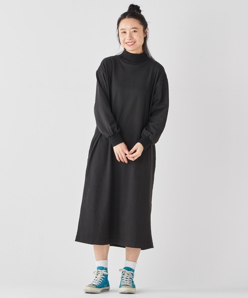 KRIFF MAYER Lady's Collection(クリフメイヤーレディースコレクション)の「もちのびワンピース(ワンピース・レディース・ブラック/カーキ/ナチュラル/グレー/その他5/ブラウン/カラフル・MEDIUM/LARGE)」の10枚目の写真