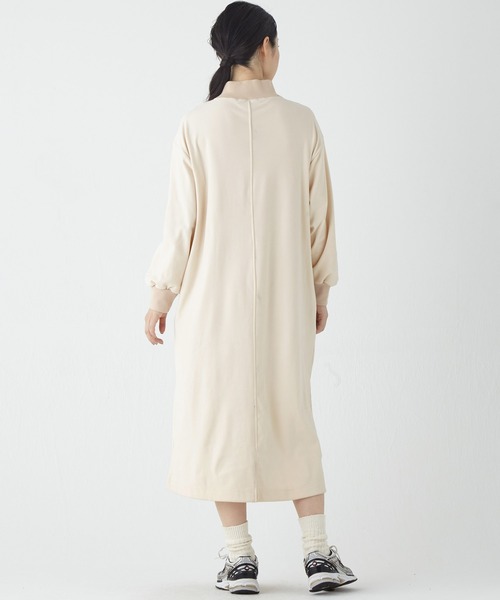 KRIFF MAYER Lady's Collection(クリフメイヤーレディースコレクション)の「もちのびワンピース(ワンピース・レディース・ブラック/カーキ/ナチュラル/グレー/その他5/ブラウン/カラフル・MEDIUM/LARGE)」の14枚目の写真