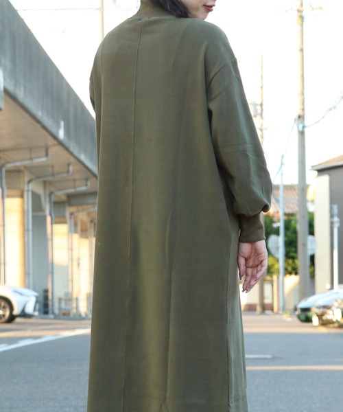 KRIFF MAYER Lady's Collection(クリフメイヤーレディースコレクション)の「もちのびワンピース(ワンピース・レディース・ブラック/カーキ/ナチュラル/グレー/その他5/ブラウン/カラフル・MEDIUM/LARGE)」の19枚目の写真