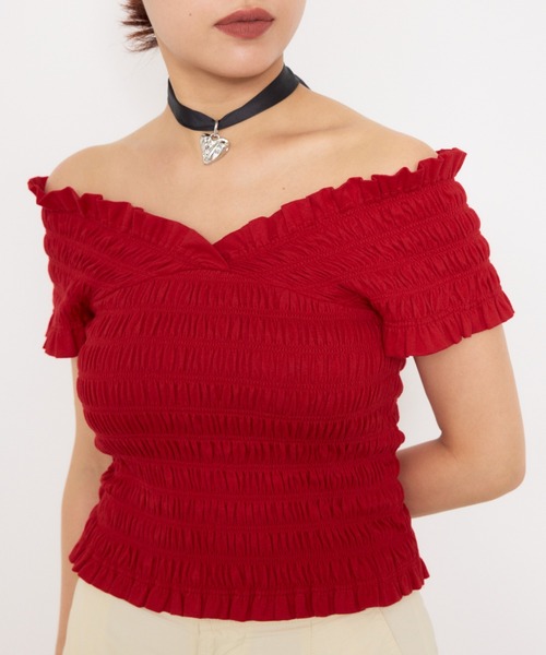 SLY（スライ）の「RIBBON CHOKER リボン チョーカー（チョーカー・レディース・ブラック・FREE）」の4枚目の写真