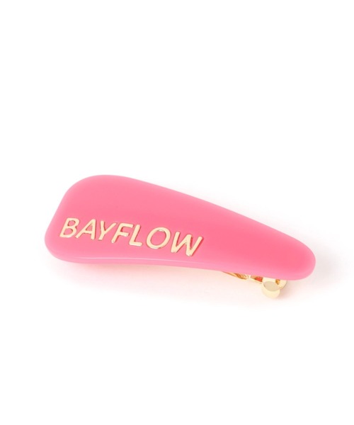BAYFLOW（ベイフロー）の「ロゴカラーバレッタ（バレッタ/ヘアクリップ・レディース・ブラック/ブルー/ホワイト/ピンク・FREE）」の2枚目の写真