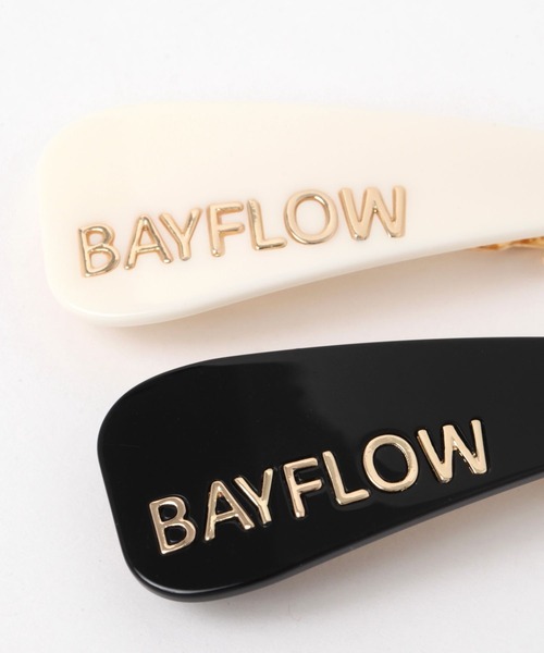 BAYFLOW（ベイフロー）の「ロゴカラーバレッタ（バレッタ/ヘアクリップ・レディース・ブラック/ブルー/ホワイト/ピンク・FREE）」の6枚目の写真