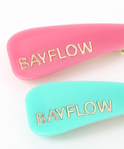 BAYFLOW（ベイフロー）の「ロゴカラーバレッタ（バレッタ/ヘアクリップ・レディース・ブラック/ブルー/ホワイト/ピンク・FREE）」の7枚目の写真