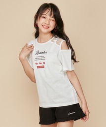 JENNI love | 【UVカット・ひんやり素材・吸水速乾】接触冷感肩ベルト付きTシャツ(Tシャツ/カットソー)